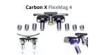 Carbon X FlexMag 4 - lupové brýle 2 zvětšení