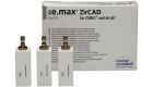 IPS e.max ZirCAD bloky B45 LT A2, 3ks