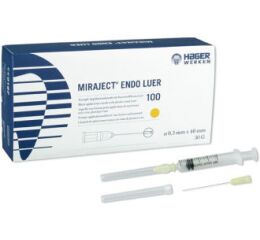 Miraject Endo Luer - jehly 0,3x40mm, 100ks