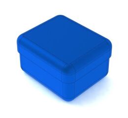 Box aluminium 5x4x3cm, modrý