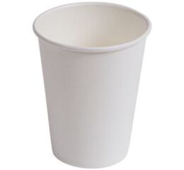 Kelímky papírové 180ml, bílé 100ks