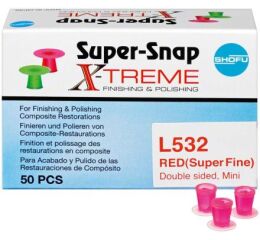 Super-Snap X-treme 8mm extra jemné červené