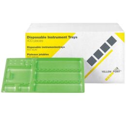 YELLOW POINT Tácky plastové 28 x 18 cm zelené