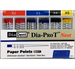 DIA-PROT NEXT papírové čepy X4 Protaper Next