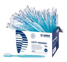 Happy Morning - zubní kartáčky s pastou, 100ks