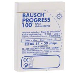 Progress artikulační papír I-100µ modrý 50ks