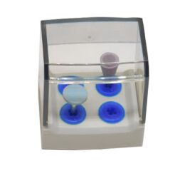 Dezinfekční box - rotační nástroje pro 4ks, Grey