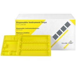 YELLOW POINT Tácky plastové 28 x 18 cm žluté