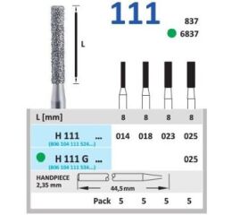 HORICO diamant vrták - válec ISO18