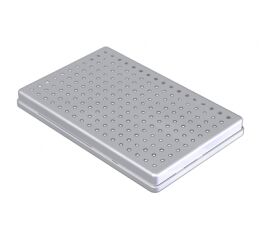 Perforované nerezové víko 28x18x2,5cm