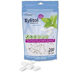 Miradent Xylitol - žvýkačky, 200ks peppermint