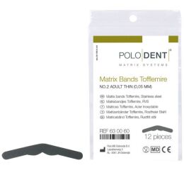 Matrix Bands Tofflemire No. 2 Adult Thin 0,05 mm