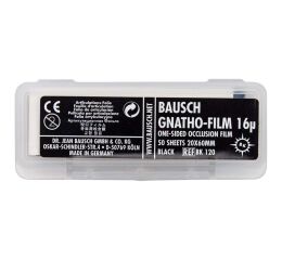 Gnatho-Film artikulační fólie 16µ 20x60mm černá