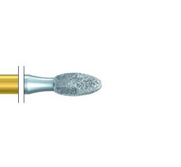 Strukturovaný diamant vajíčko D19mm 018, S6379