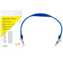 Držák ochranných roušek (bryndáků), tmavě modrý