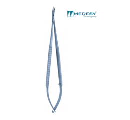 NŮŽKY MIKROCHIRURGICKÉ TITANOVÉ ZAHNUTÉ