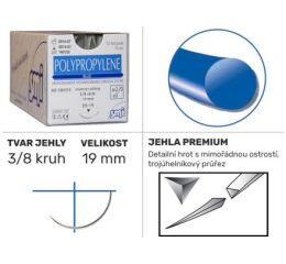 Polypropylene UP4/0 DS19