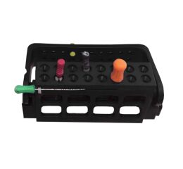 Stojánek na endo nástroje pro 16ks,  Black