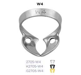 Kofferdamová spona W4 - horní molar