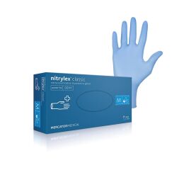 Vyšetřovací nitril rukavice černé - L