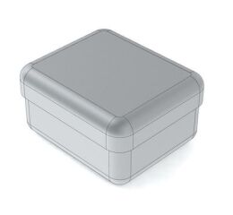 Box aluminium 5x4x3cm, šedý