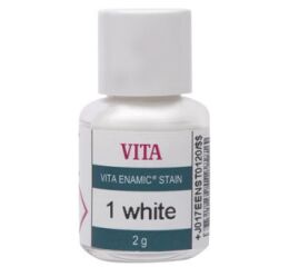 Enamic Stain - barva, 2g odstín 1 bílá