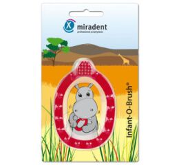 Infant-O-Brush - výukový zubní kartáček, červený