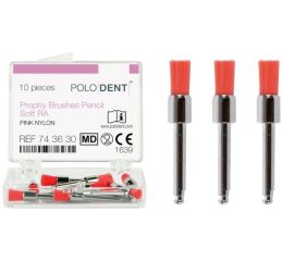 POLODENT Prophy Brushes Pencil jemné růžové