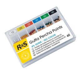 Guttaperčové čepy R&S 4%, 60ks č.20