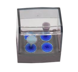 Dezinfekční box - rotační nástroje pro 4ks, Black