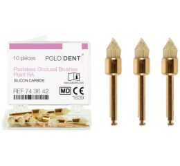 POLODENT Pasteless Occlusal Brushes Point