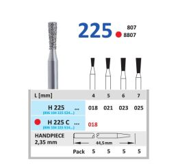 HORICO diamant vrták - obrácený kónus ISO21 5ks