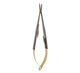 Jehelec Castroviejo rovný vroubk. tvrdokov 14cm