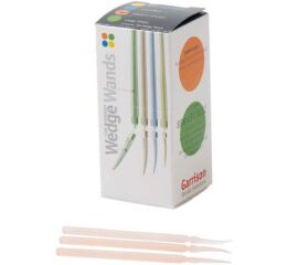 WedgeWands Clear - klínky, 100ks střední oranžové