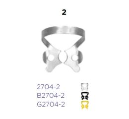 Kofferdamová spona 2 - premolar