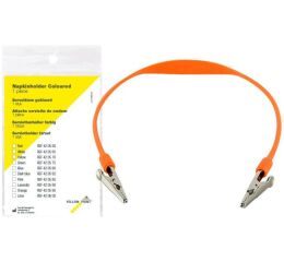 Držák ochranných roušek (bryndáků), oranžový