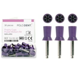 POLODENT Prophy kalíšky střední fialové