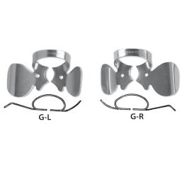 Fit kofferdam spona G-L/G-R s úchytem válečků