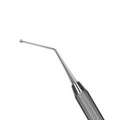 Burnisher Micro-Endo č.4 rukojeť č.40, zahnutý
