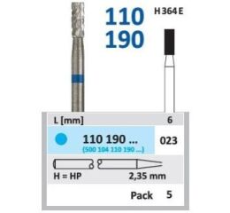 HORICO tvrdokovová fréza - válec 2,3mm