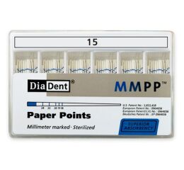 Papírové čepy DiaDent 2%