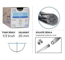 Silk UP4/0 HR20, 12ks