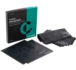 HySolate Latex Dental Dam černé, 36ks