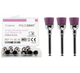 POLODENT Prophy Brushes Junior Cup střední fialové