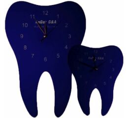 Hodiny ve tvaru zubu, námořnické modré XL