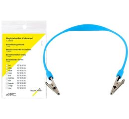 Držák ochranných roušek (bryndáků), světle modrý