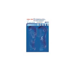 Korunky transparentní premolárové 10ks