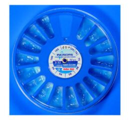 Korunky transparentní incisální horní 32ks 65-105