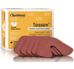 Tessex - šelakové destičky, 12ks dolní