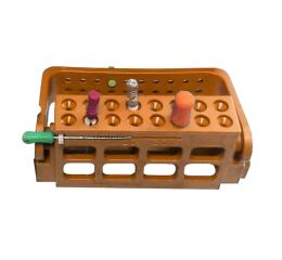 Stojánek na endo nástroje pro 16ks,  Orange